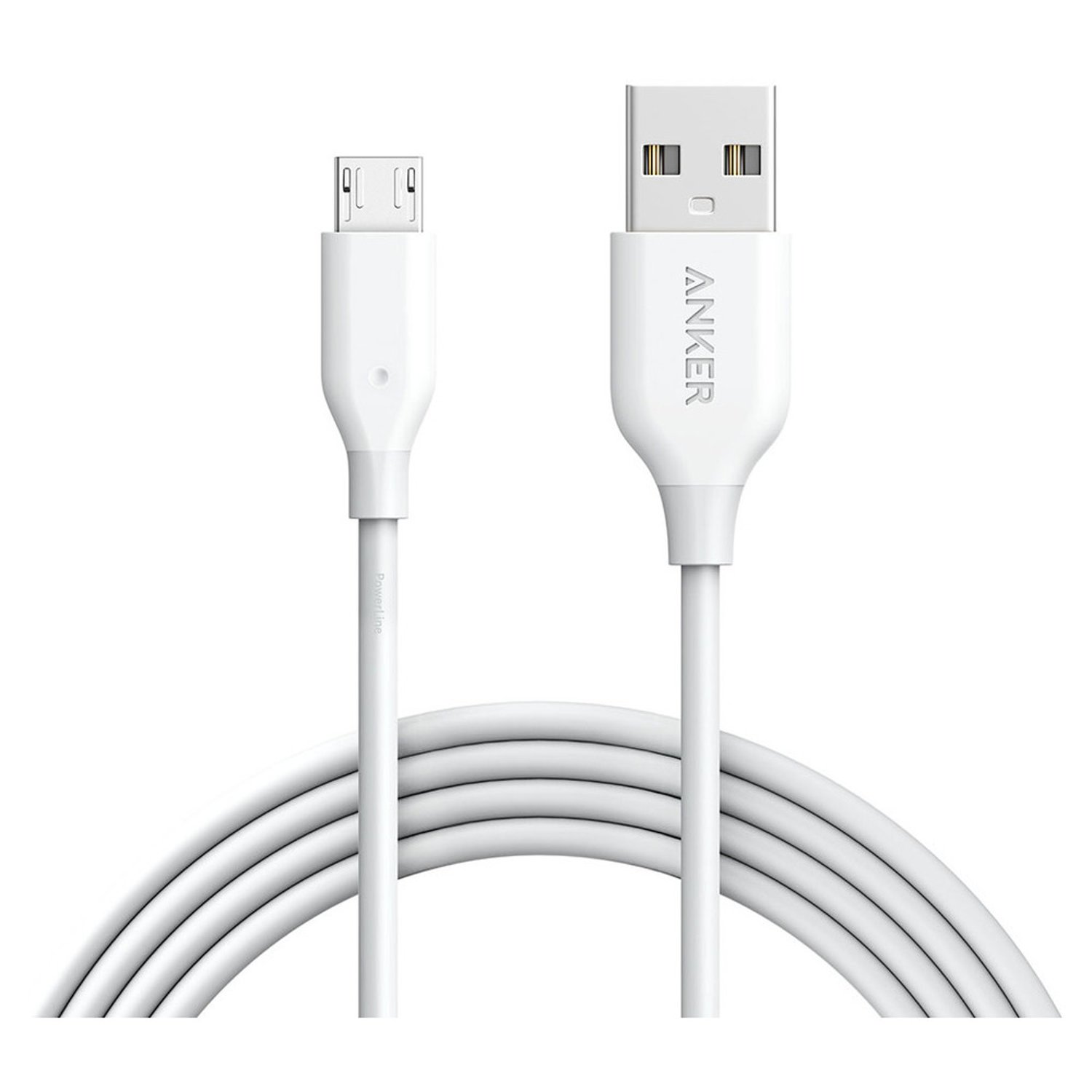 Anker Powerline Micro USB Power Cable 1.8m White For Samsung Phones – ANA8133H21