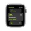 Apple Watch SE GPS 44mm Silver Aluminum Case with White Sport Band
