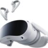 PICO 4 All-In-One VR Headset, 90Hz 4K+ Super-Vision Display, 6DOF Positioning System, 8GB + 128GB Storage, 360° Surround Stereo Speakers,BT & Wi-Fi 6 5GHz, 5300mAh Battery, White-Gray | PICO4-128