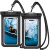 Spigen Universal Waterproof Phone Case [2 Pack] Ipx8 Pouch A601 Compatible With Iphone, Samsung Galaxy And Smartphone Up To 7 Inches