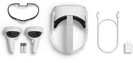 Oculus Quest 2 256GB All-In-One Virtual Reality Headset (VR) - White | 301-00351-01 / 301-00351-02 / 301-00357-02