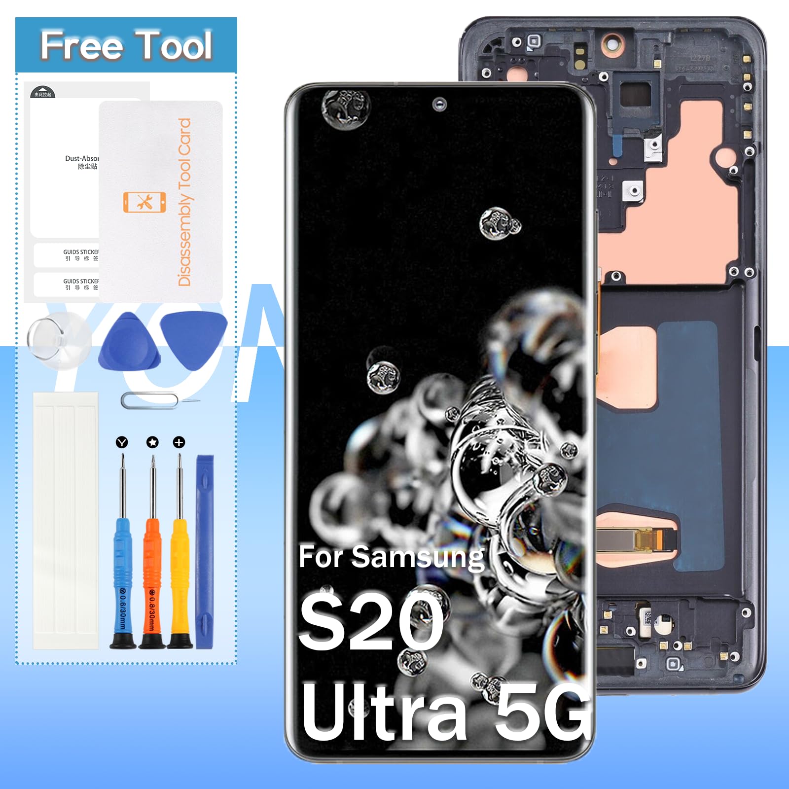 LCD ORG G988F (S20 ULTRA) GRAY