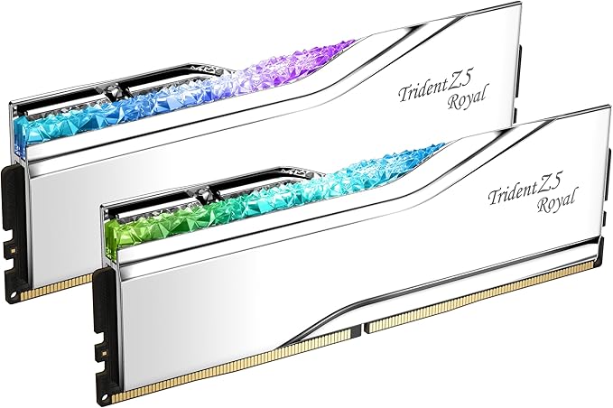 G.SKILL Trident Z5 Royal 64GB (2x32GB) 6400MHz DDR5 RAM - White