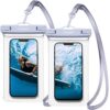 Spigen Universal Waterproof Phone Case [2 Pack] Ipx8 Pouch A601 Compatible With Iphone, Samsung Galaxy And Smartphone Up To 7 Inches