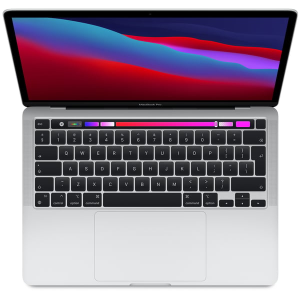 APPLE MacBook Pro 13-inch (2020) – M1 8GB 256GB 8 Core GPU 13.3inch Silver English/Arabic Keyboard – Middle East Version
