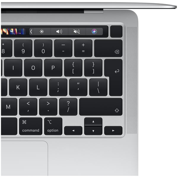 Apple MacBook Pro 13-inch (2020) – Apple M1 Chip / 8GB RAM / 256GB SSD / 8-core GPU / macOS Big Sur / English Keyboard / Silver / Middle East Version – [MYDA2ZS/A]