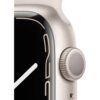Apple Watch Series 7 GPS, 45mm Starlight Aluminium Case with Starlight Sport Band