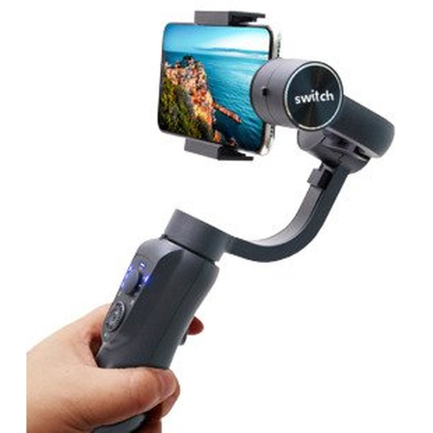 Switch Gimbal 3 Axis For Smart Phone Black