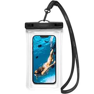 Spigen Aqua Shield Floating Universal Waterproof Phone Underwater Case Cover Ipx8 Pouch A610 Compatible With Mobiles Up To 6.9inches