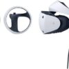 SONY PlayStation VR2 Headset + Horizon Call of Mountain Bundle, 2x 2000x2040 OLED 120Hz, Adjustable Lens Separation, 6-Axis Motion Sensing, Vibration on Headset, USB Type-C, White | CFIZVR1WHORVCH