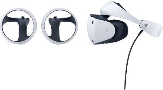 SONY PlayStation VR2 Headset + Horizon Call of Mountain Bundle, 2x 2000x2040 OLED 120Hz, Adjustable Lens Separation, 6-Axis Motion Sensing, Vibration on Headset, USB Type-C, White | CFIZVR1WHORVCH