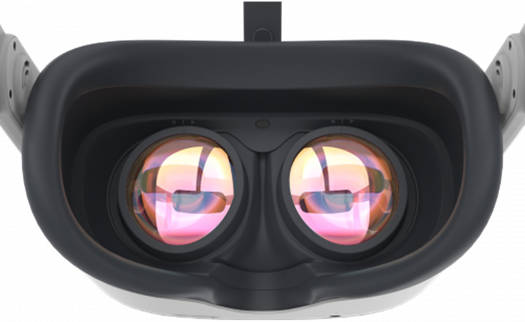 Pico Neo 3 Link 2-in-1 Standalone & Steam VR Headset, 5.5" LCD 120Hz 4K Display, 2x 6 DoF-Controller, 6GB + 256GB, 360° Surround, 9 Axis Sensor, WiFi & BT, 5300mAh Battery, Black - White | NEO-3-LINK